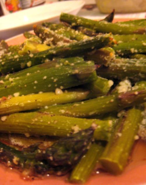 黑椒芝士烤芦笋