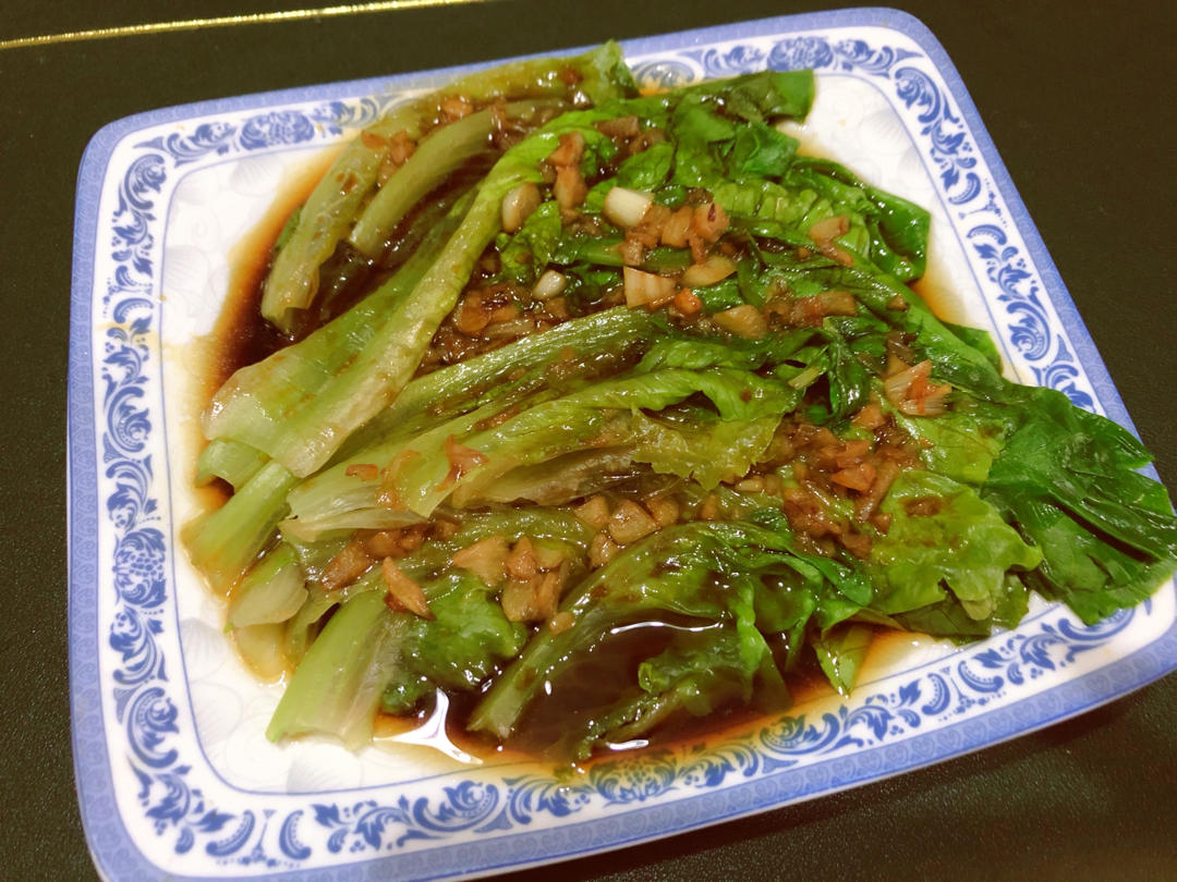 5分钟上桌的蚝油生菜