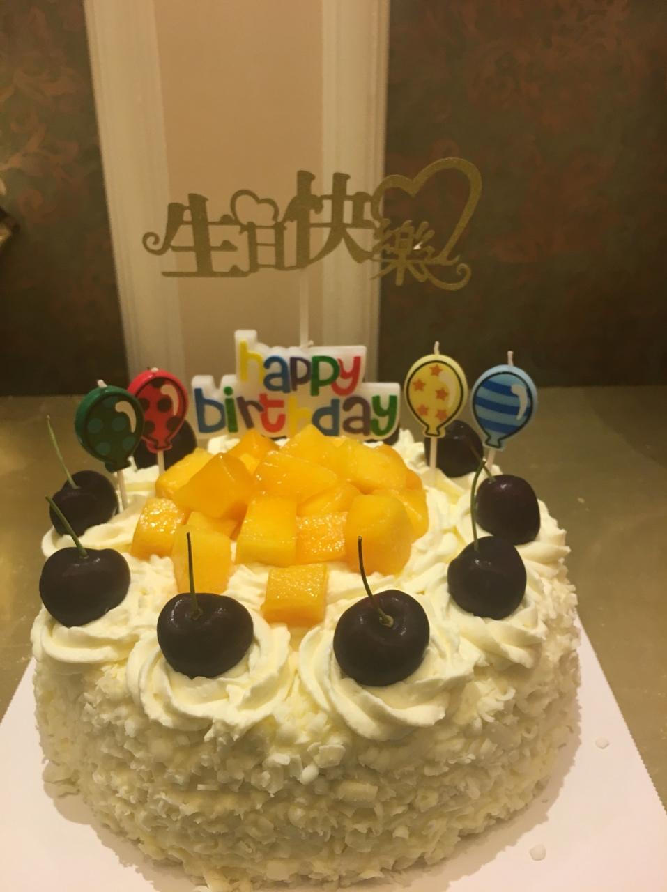 8寸水果生日蛋糕
