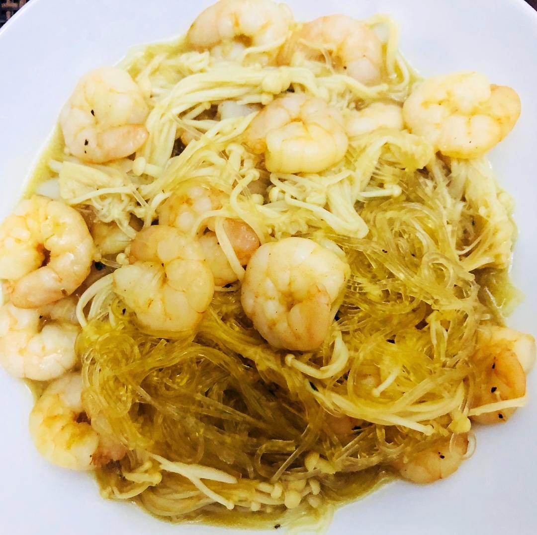 虾仁粉丝煲
