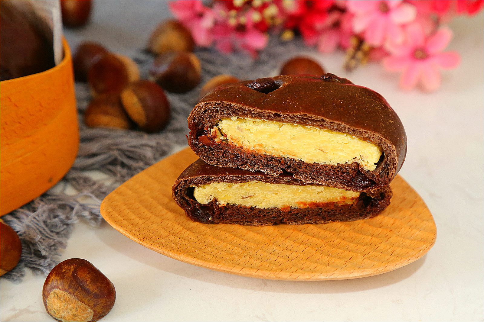 栗子季绝对不能错过的栗子巧克力面包