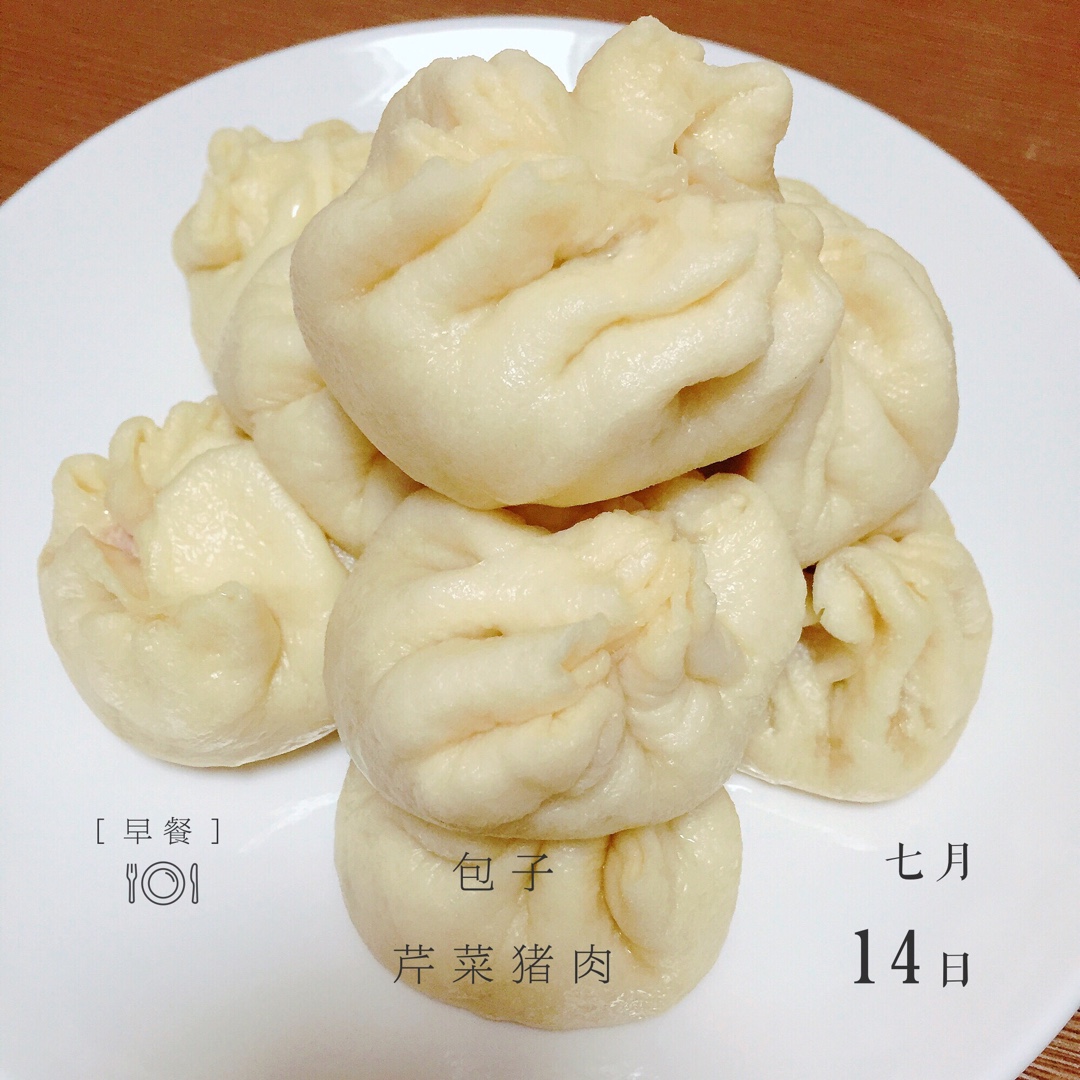 家庭手工肉馅大包子
