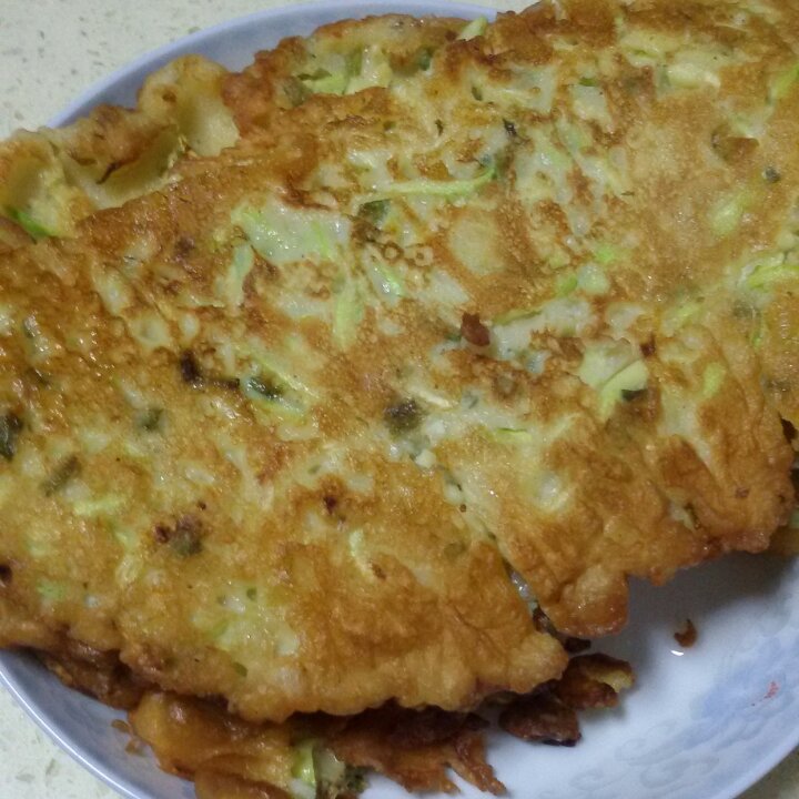 简单快手早餐—西葫芦咸食