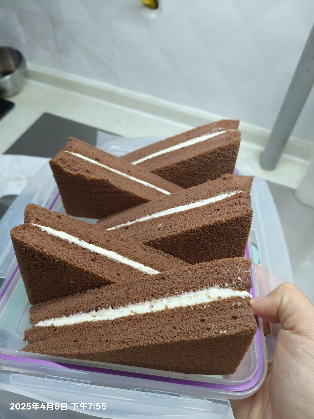 奶油蛋糕三明治