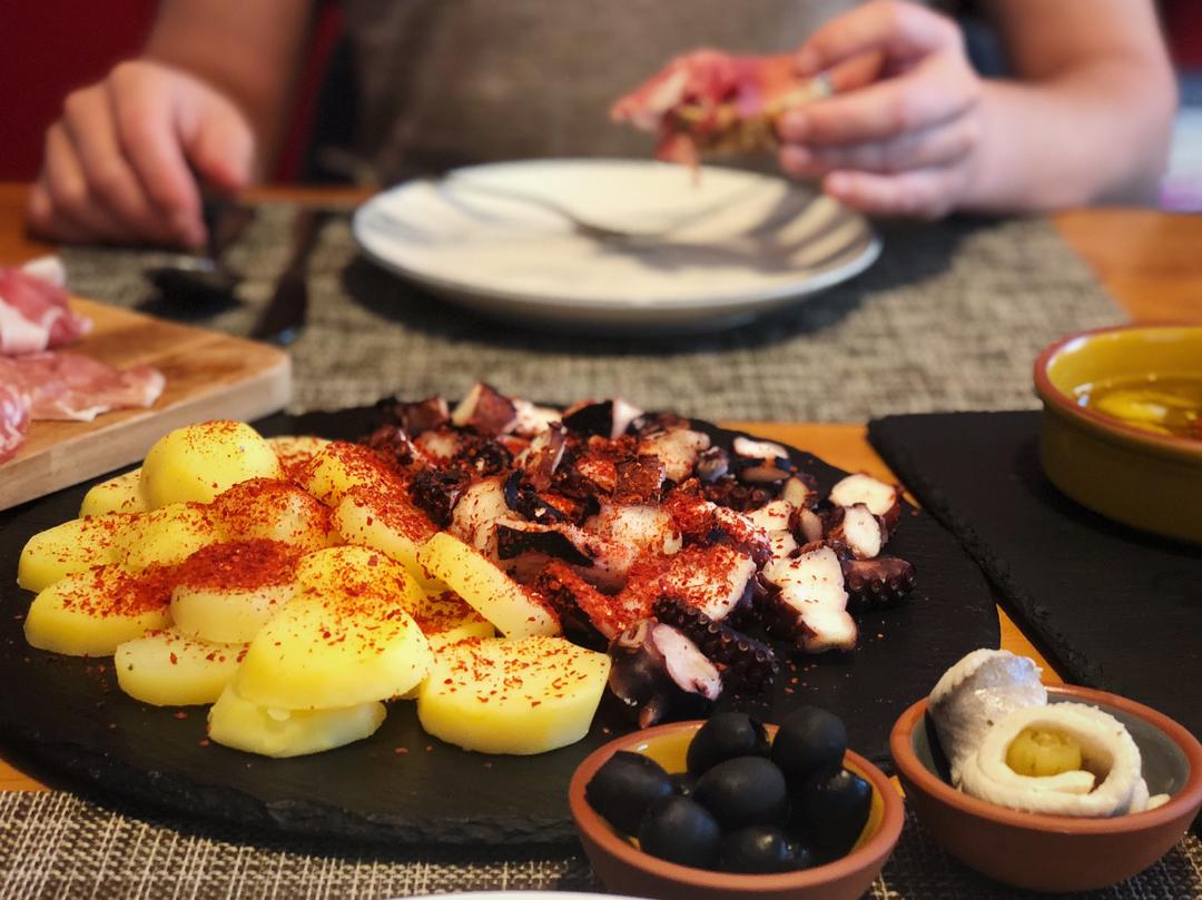 土豆章鱼/八爪鱼-西班牙菜tapas