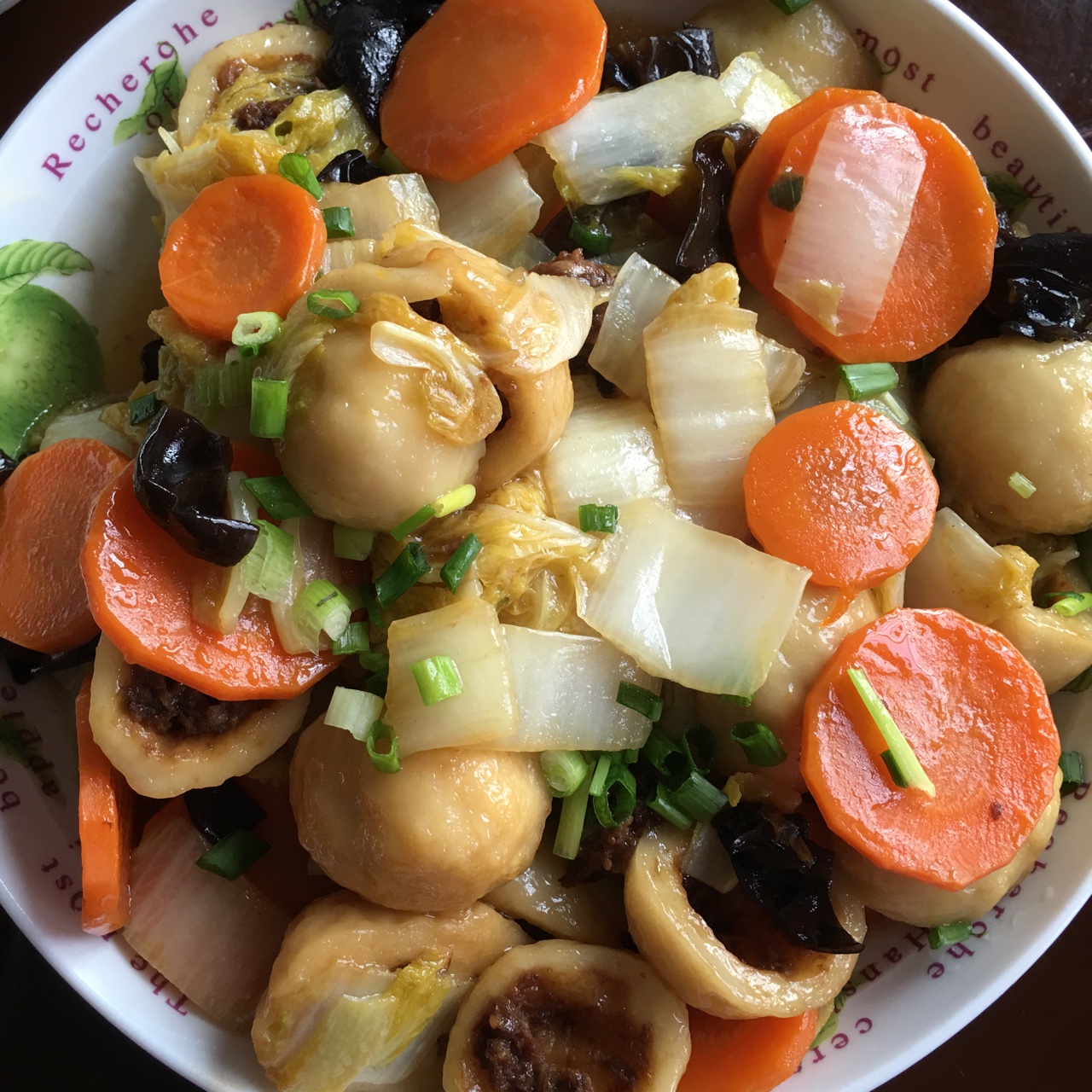 手机用户2909_l31q做的鱼丸炒三鲜