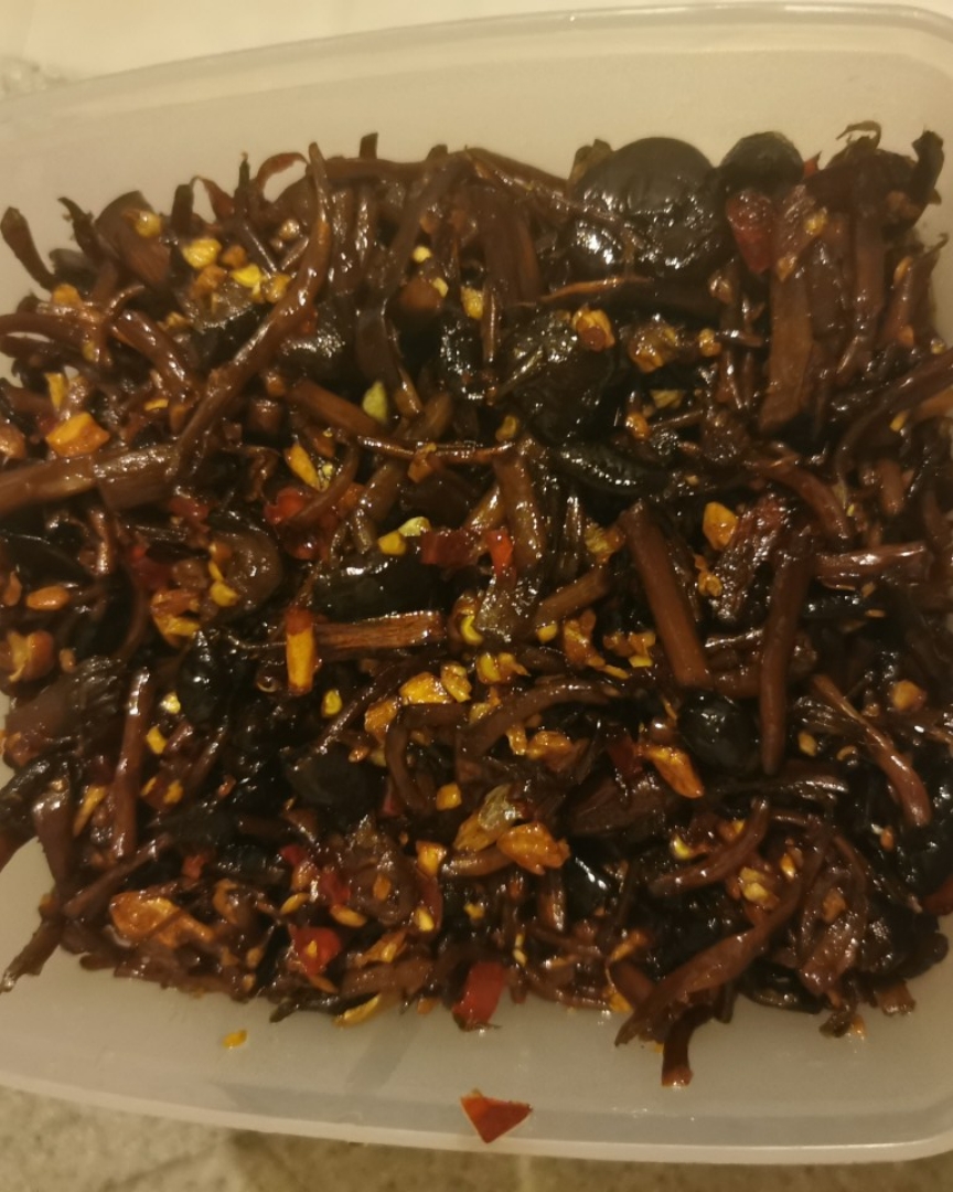 茶树菇下饭菜