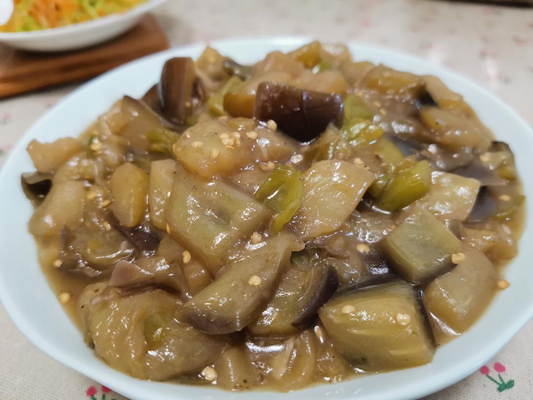 烧茄丁（不过油、💯好吃）