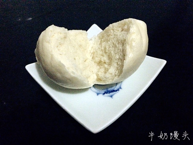 面包机版超松软牛奶馒头