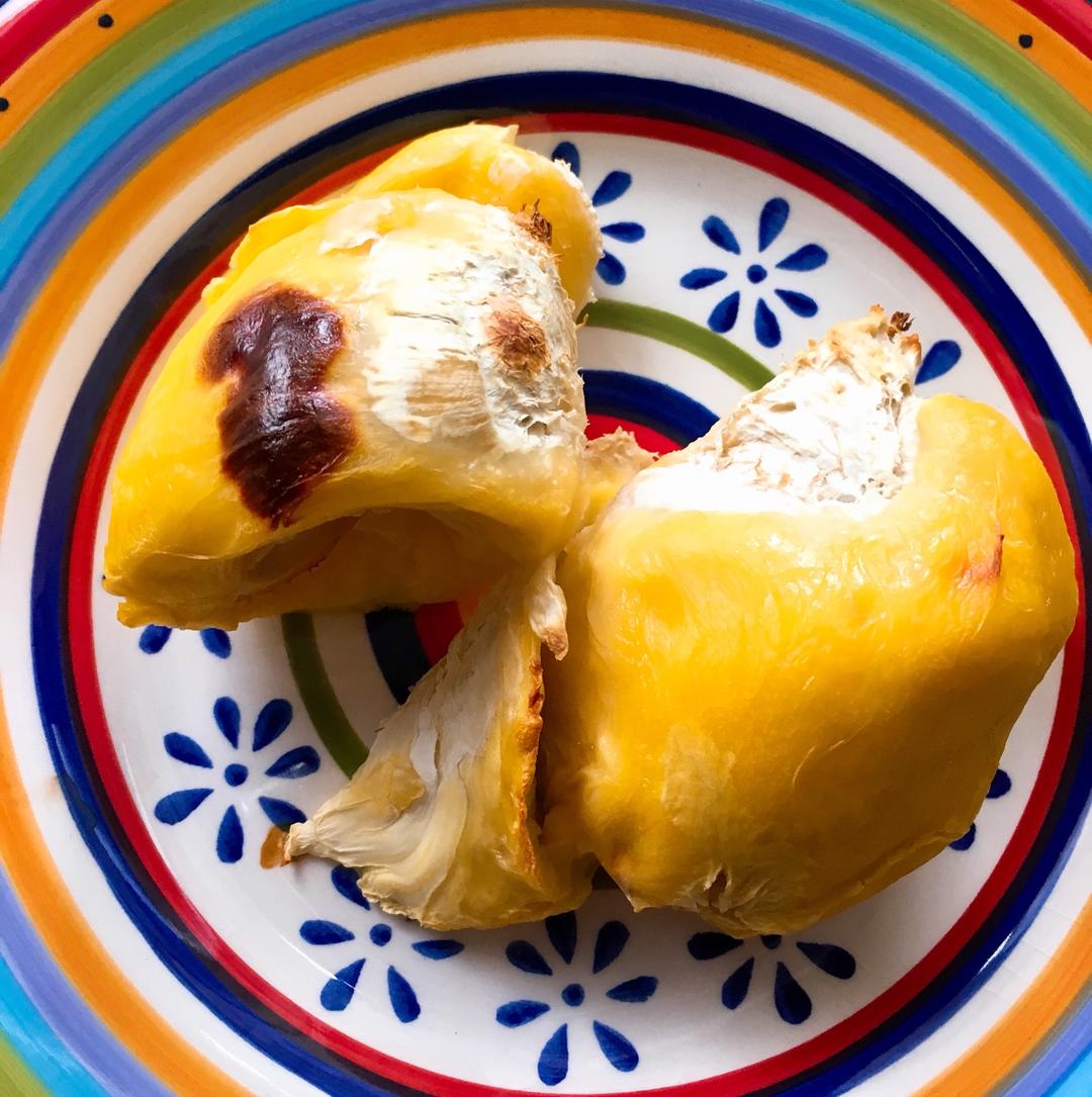 liangliyan做的烤榴莲