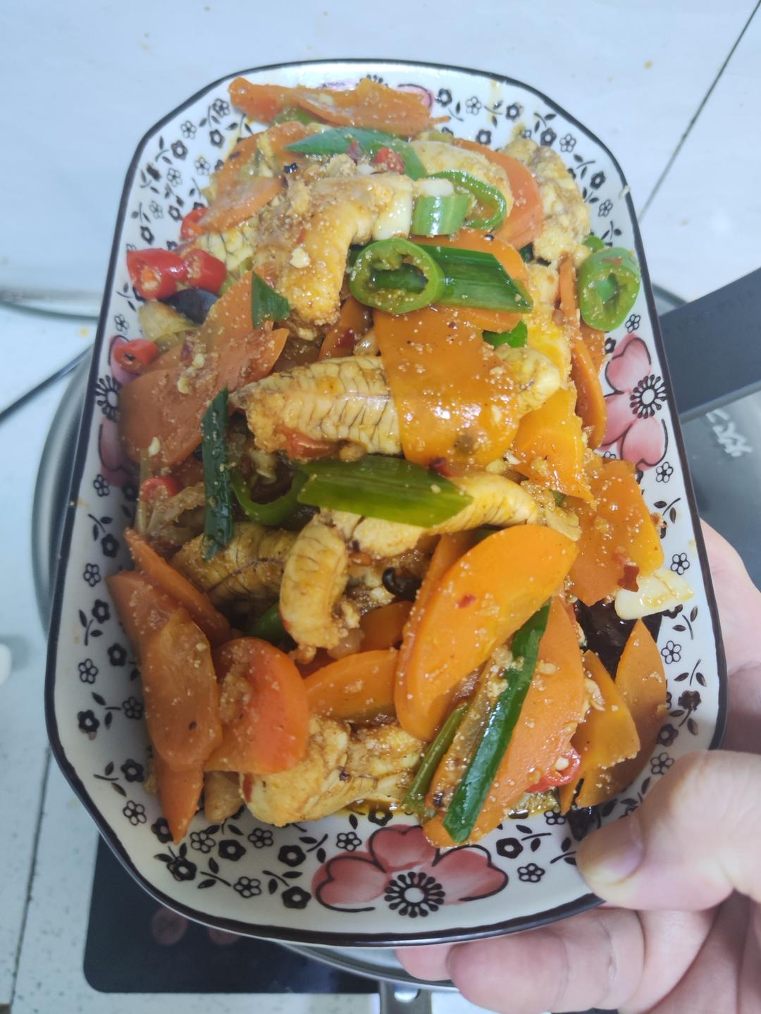 干锅鱼籽烧豆腐