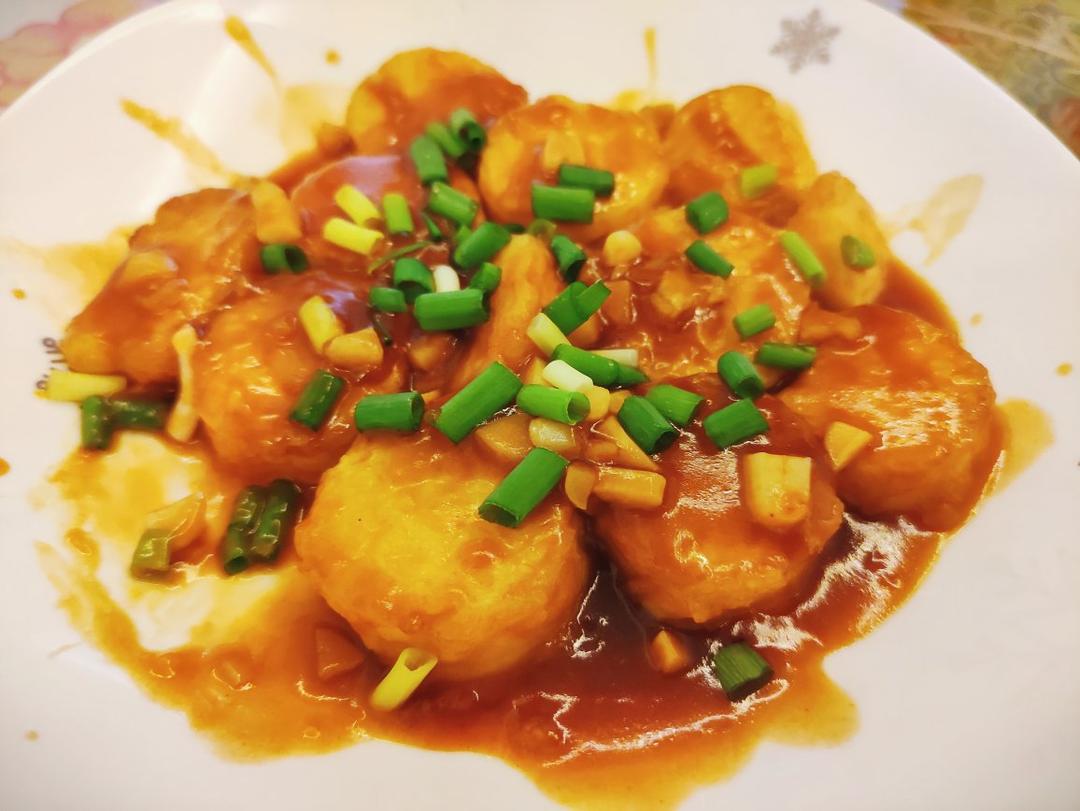 脆皮茄汁日本豆腐