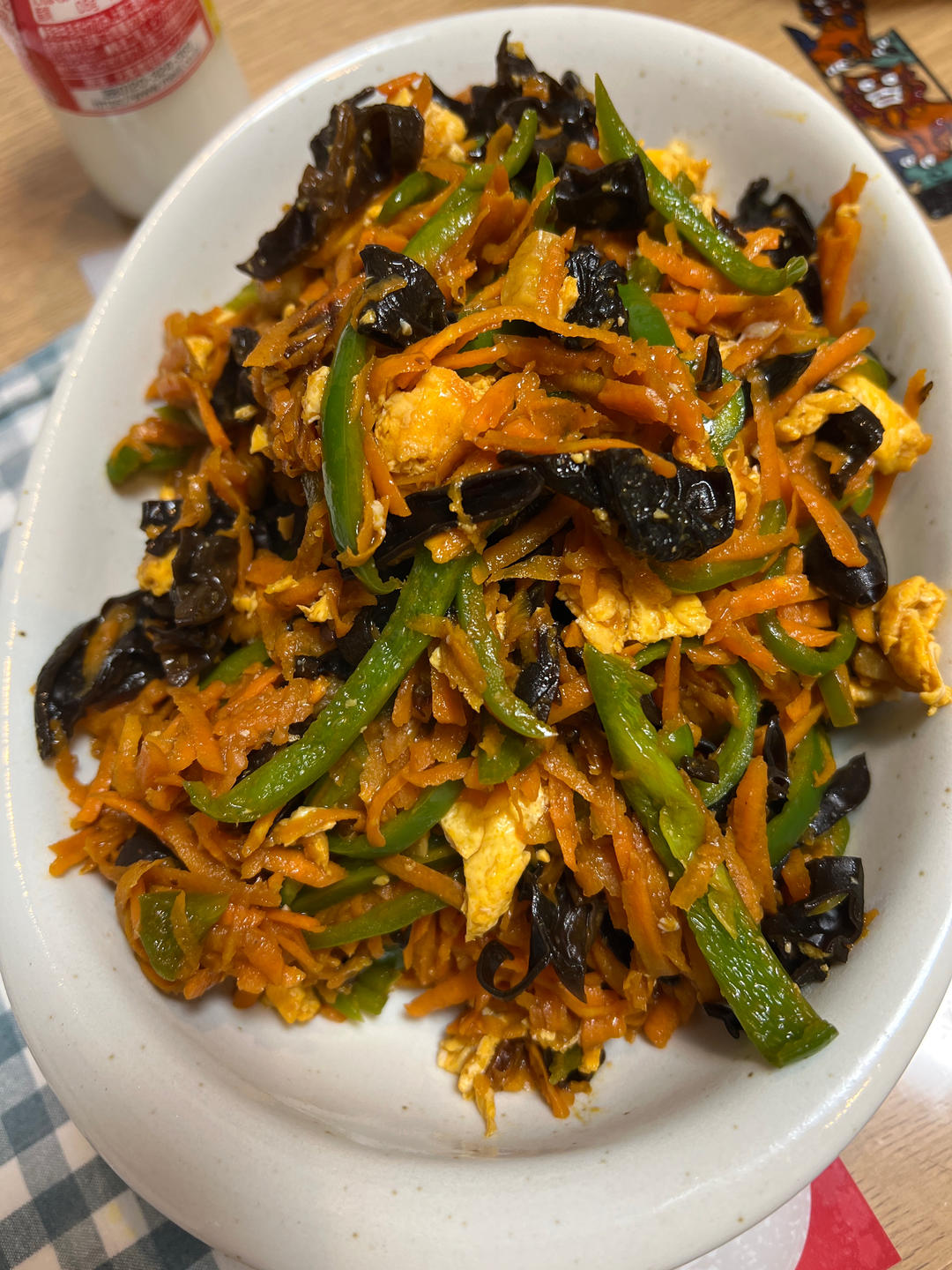 下饭菜鱼香鸡蛋
