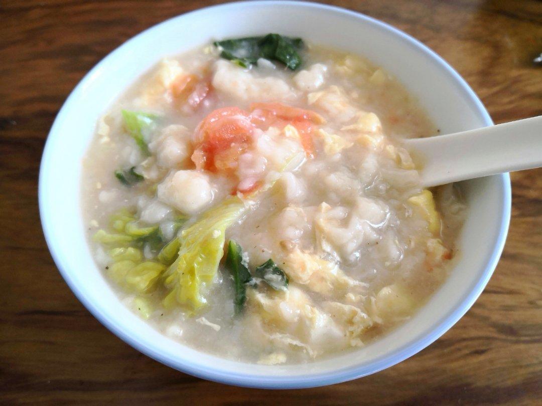 简单早餐-疙瘩汤