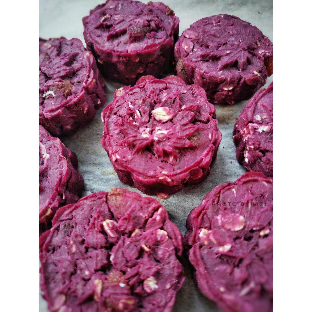 ㊙️低卡高饱腹‼️紫薯燕麦饼