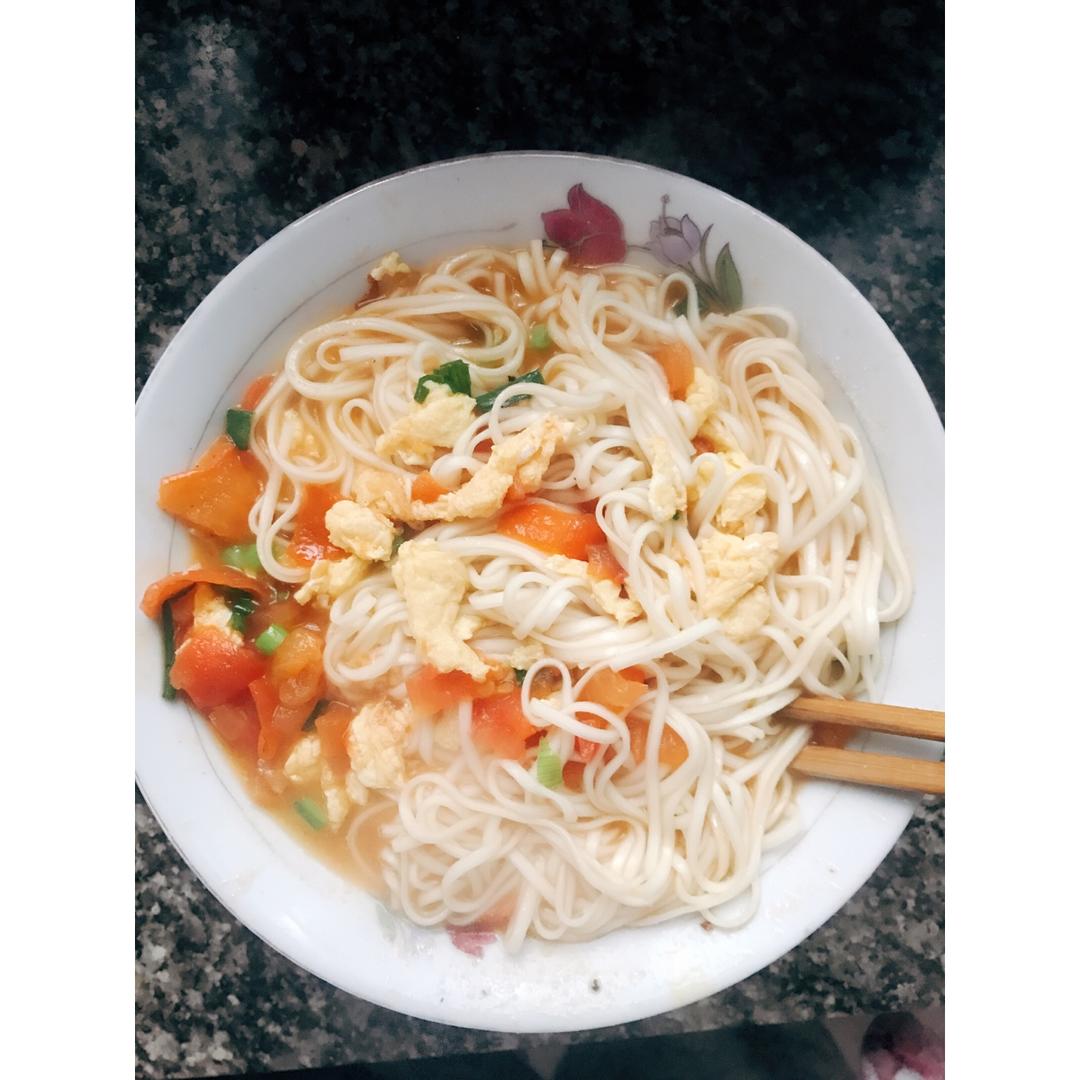 西红柿鸡蛋打卤面