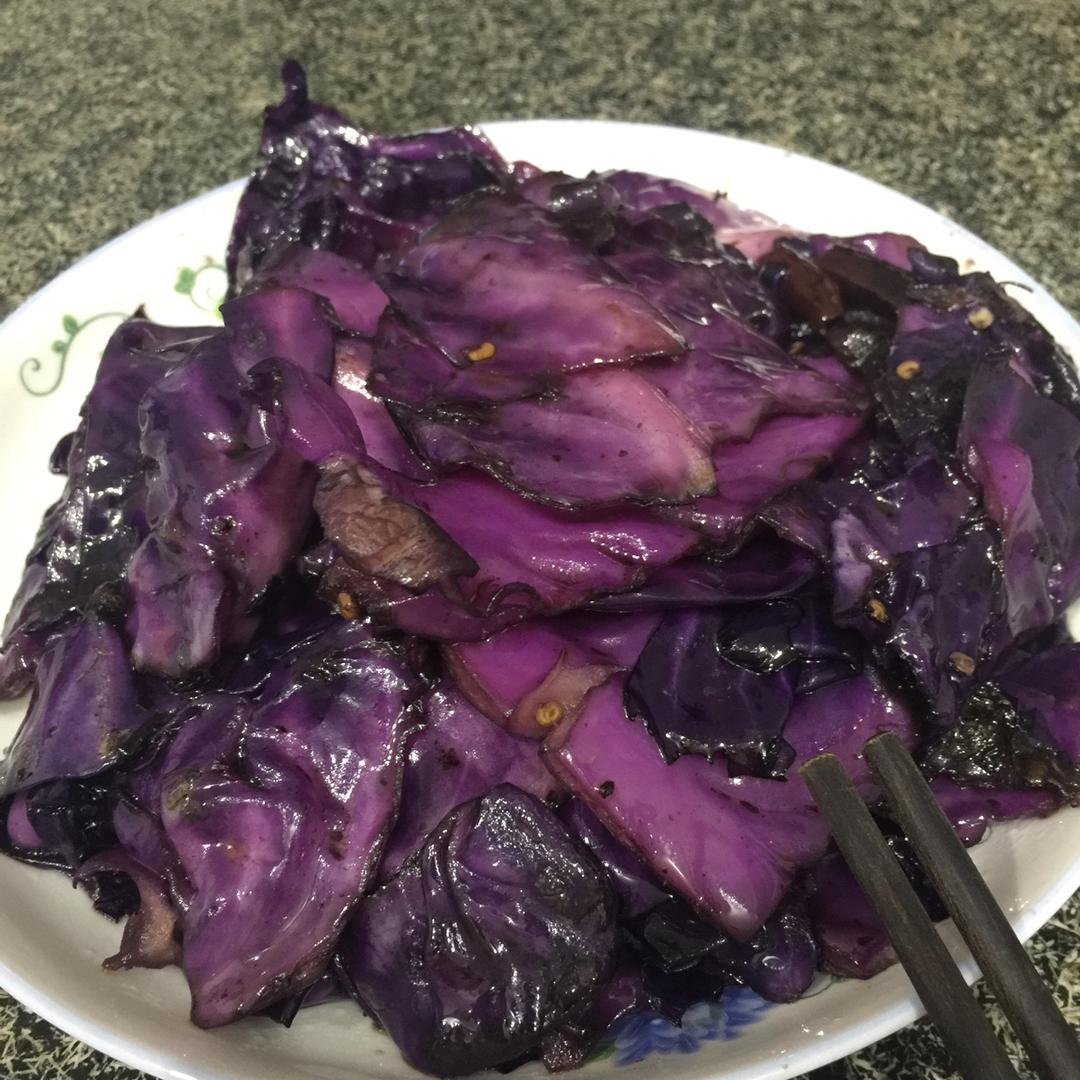 醋溜紫甘蓝