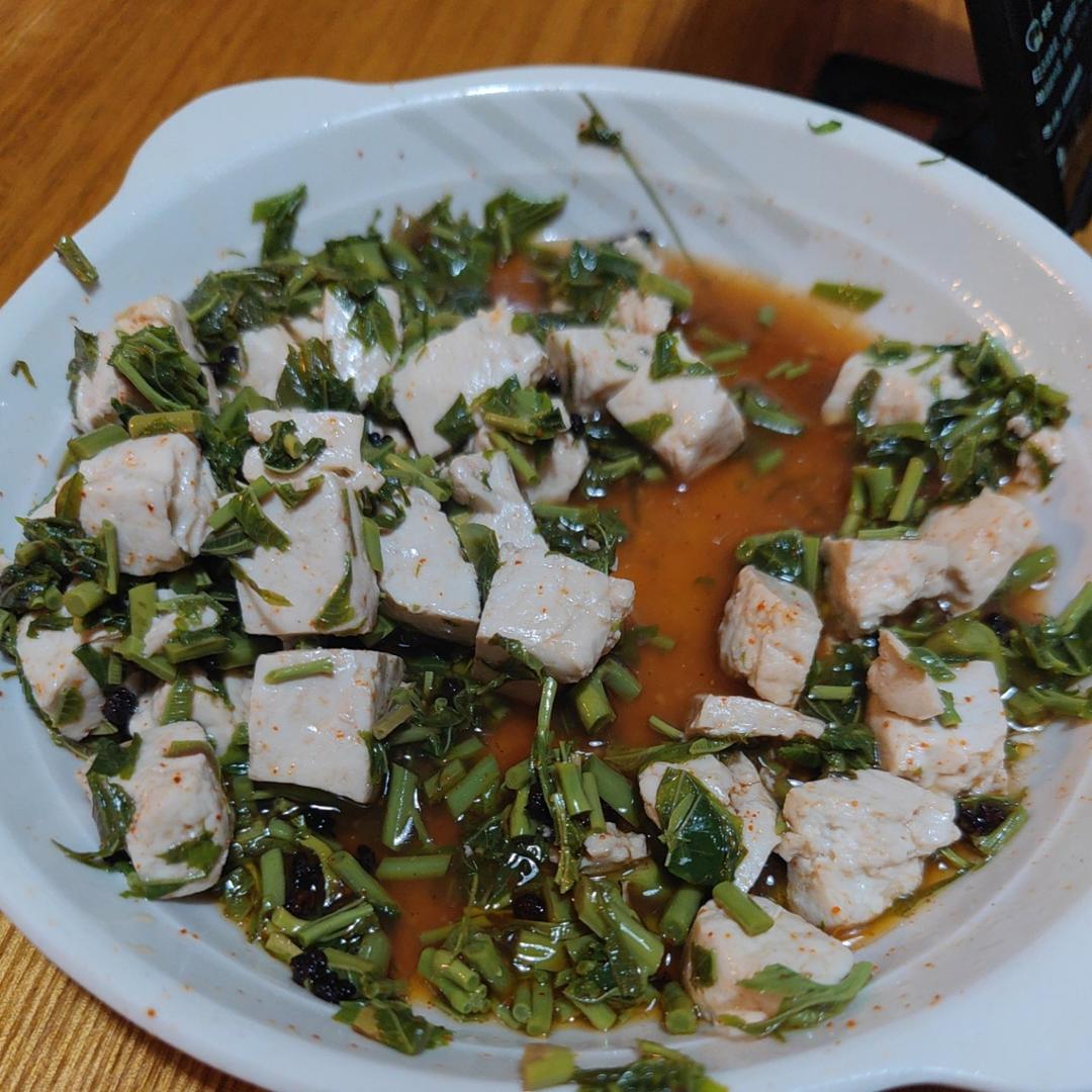 香椿拌豆腐