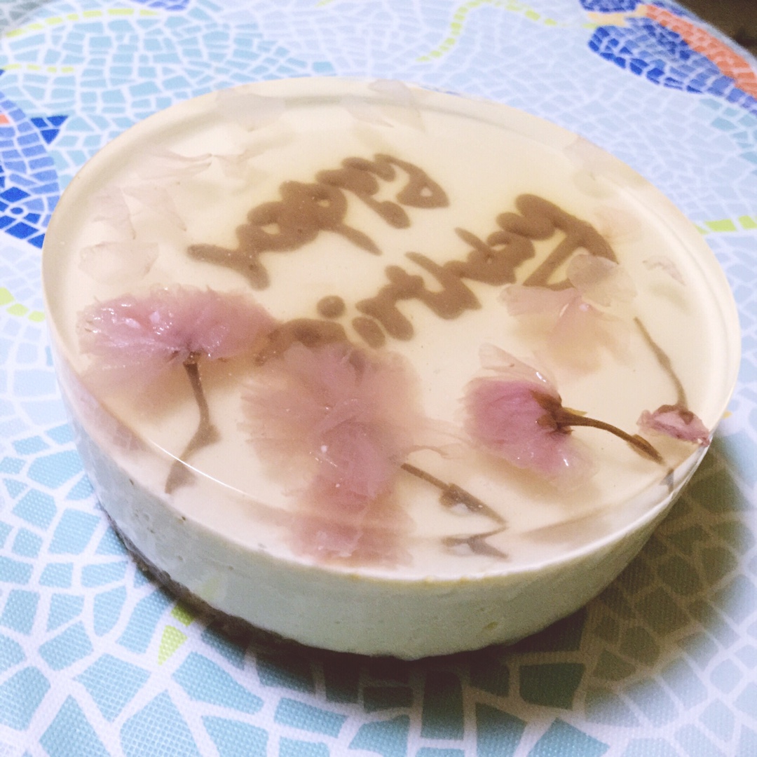 樱花冻酸奶芝士蛋糕​（6寸）