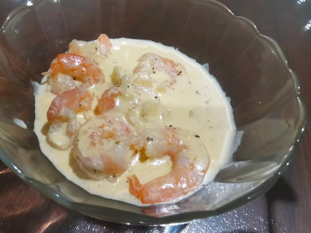 舔盘级别！奶油蒜蓉虾仁
