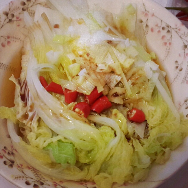 响油白菜