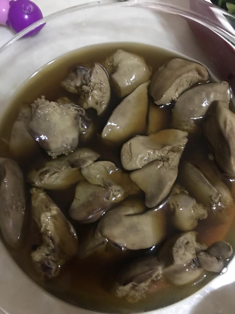 嫩卤鸡肝