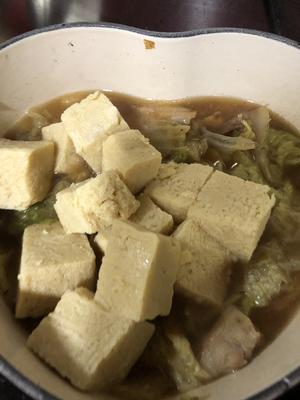 大白菜炖冻豆腐的做法 步骤8
