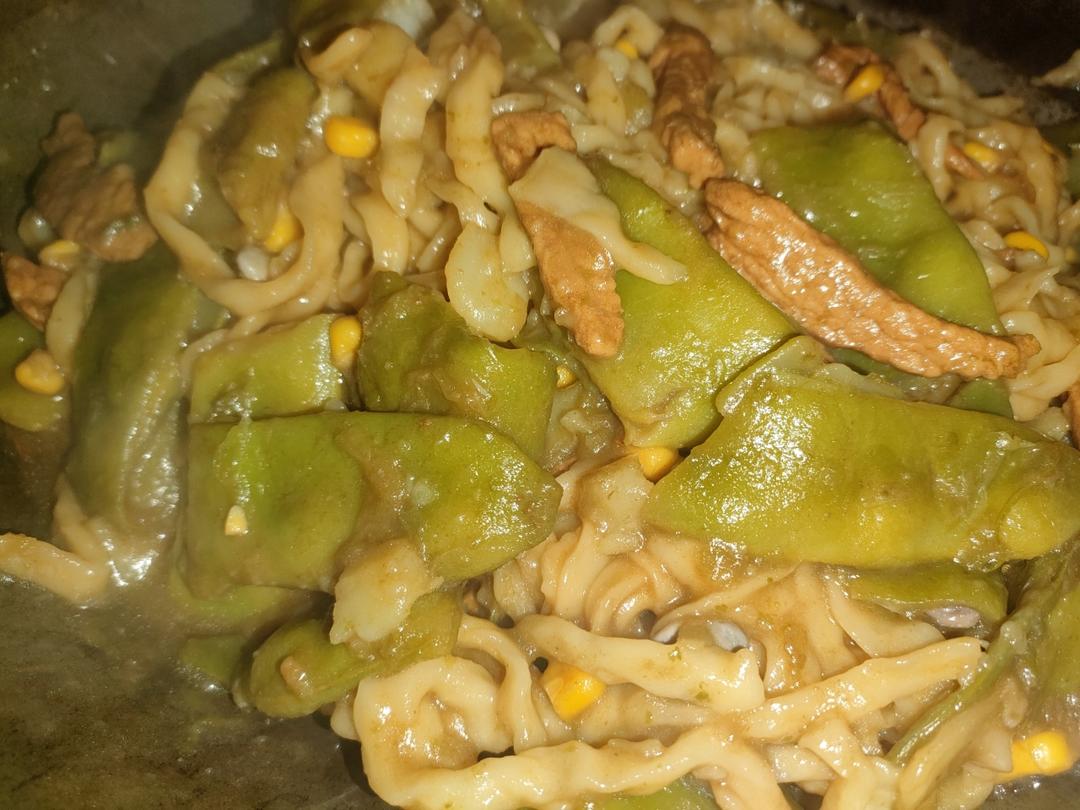 豆角焖面