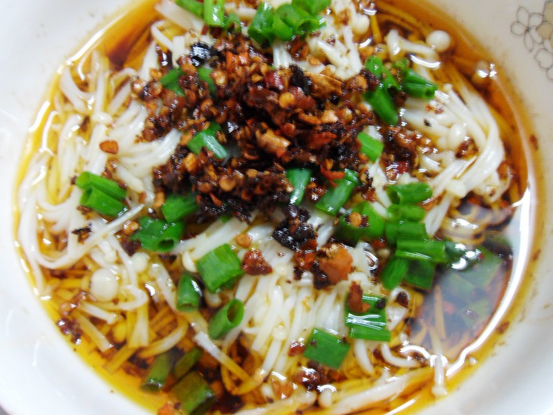 白灼金针菇