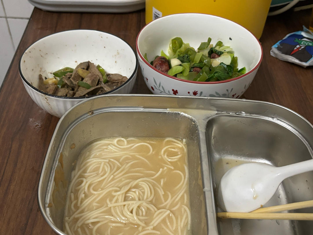 腊肠炒小油菜