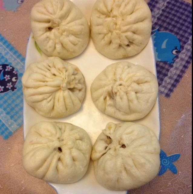 大葱肉馅包子