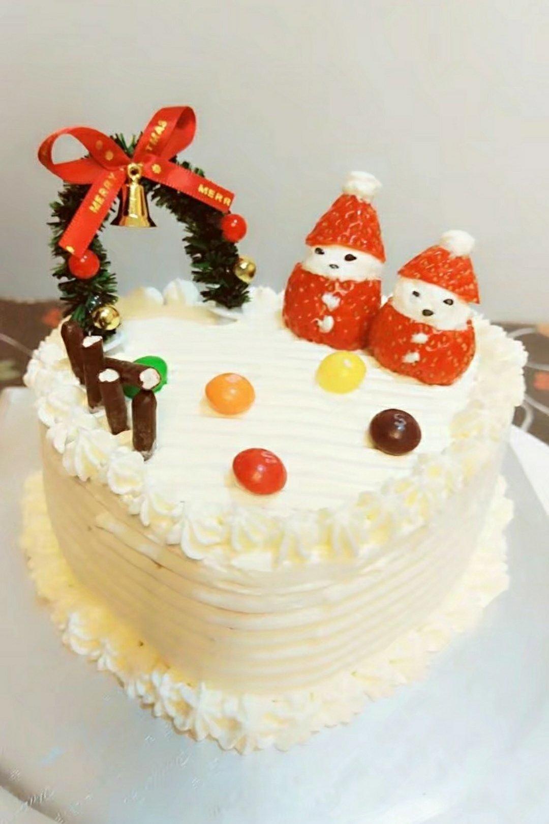 圣诞呆萌裸蛋糕