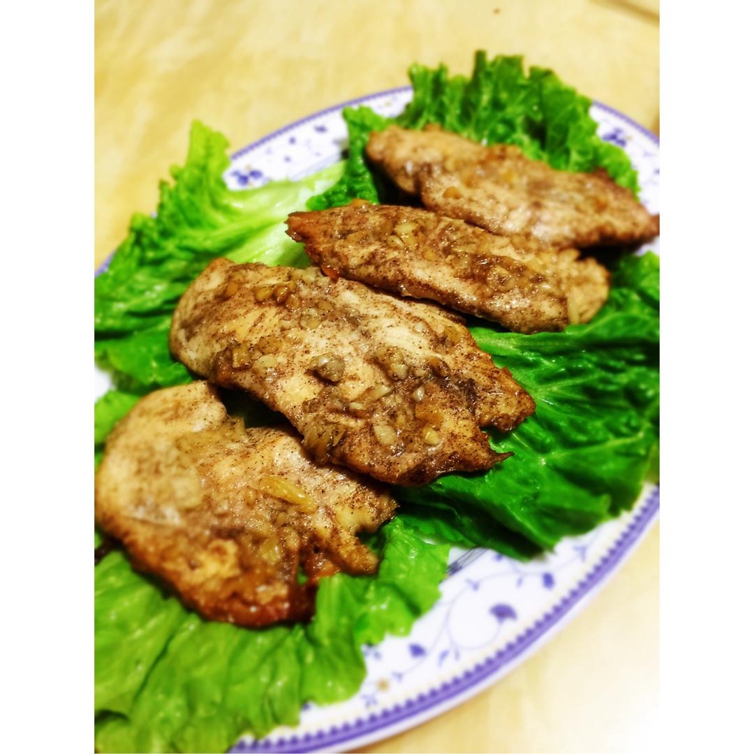 酷炫屌炸天好吃的煎鸡胸肉（香蒜蜂蜜煎鸡胸肉）