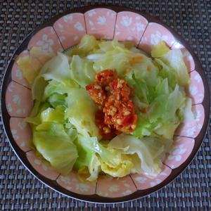 【减肥】辣椒酱拌圆白菜的做法 步骤4