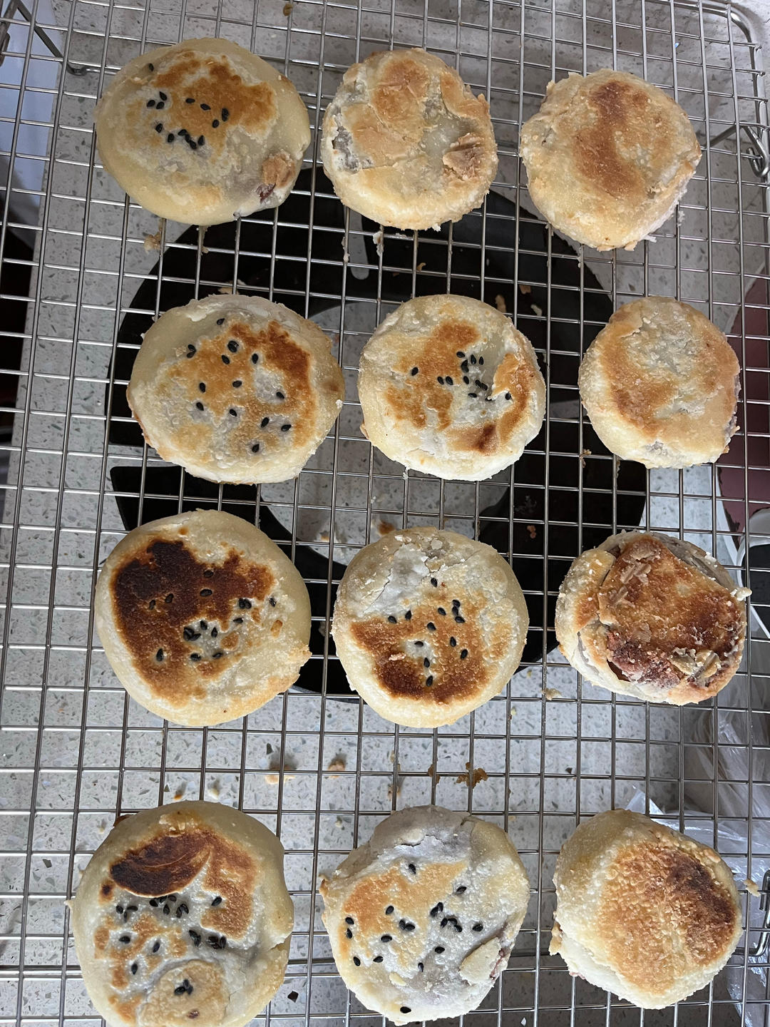 电饼铛版板栗饼