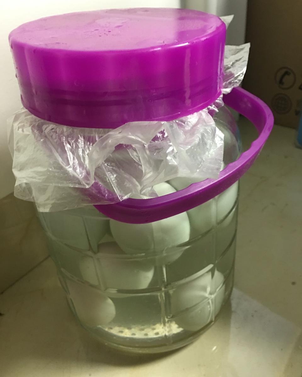 自制流油的咸鸭蛋