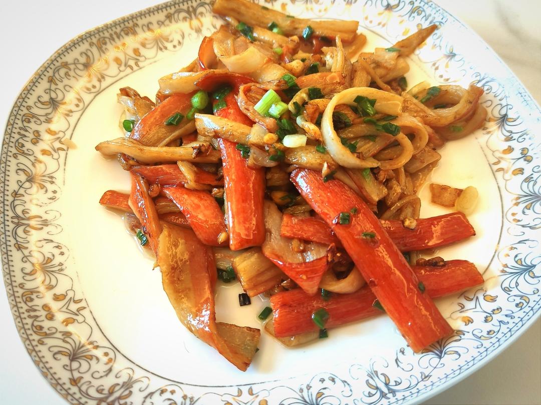 🔥鲜美嫩滑的蒜香蟹柳条❗️吃一口就上瘾
