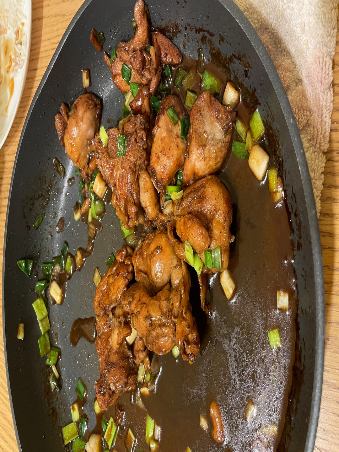 不放一滴油的照烧鸡腿饭