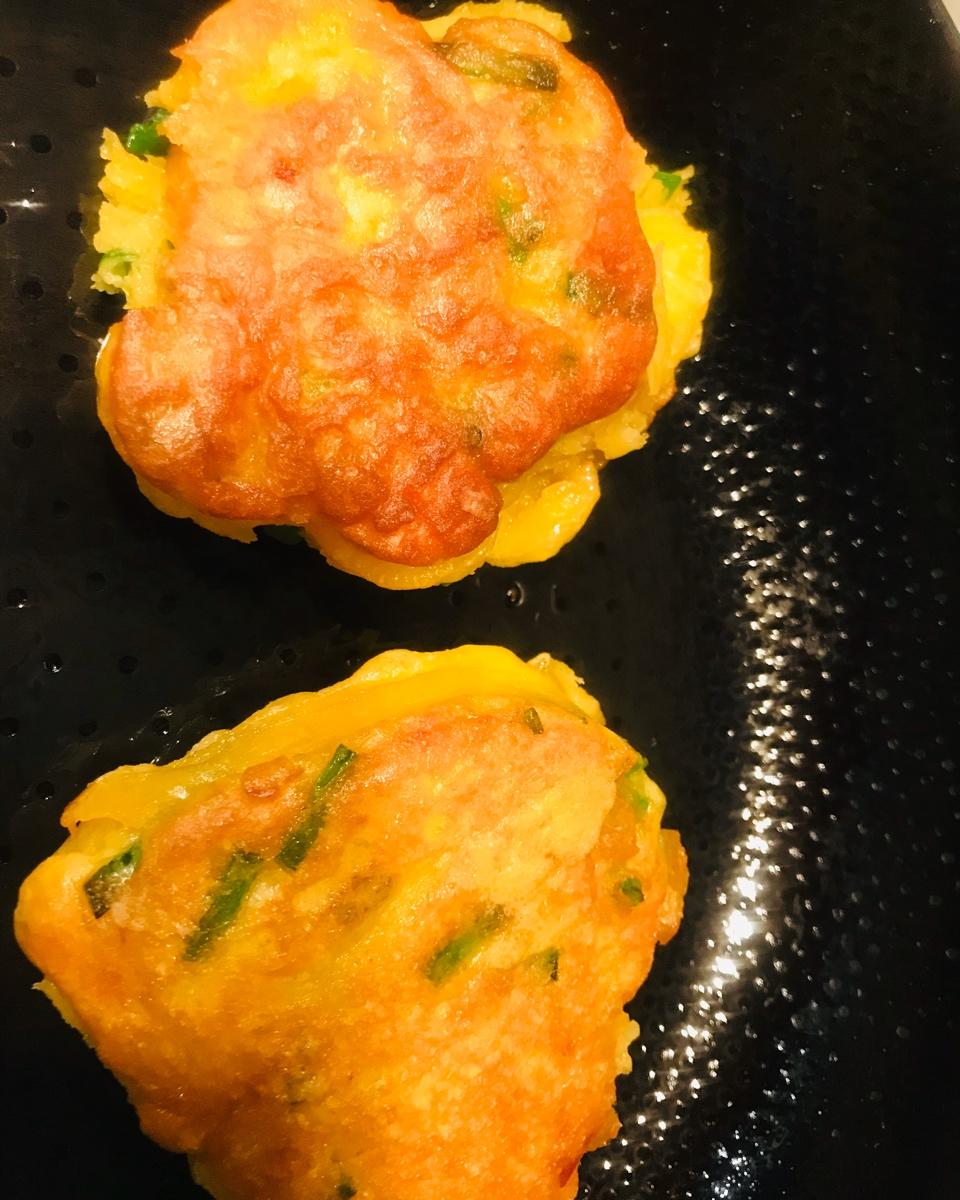 手不粘面的葱花饼