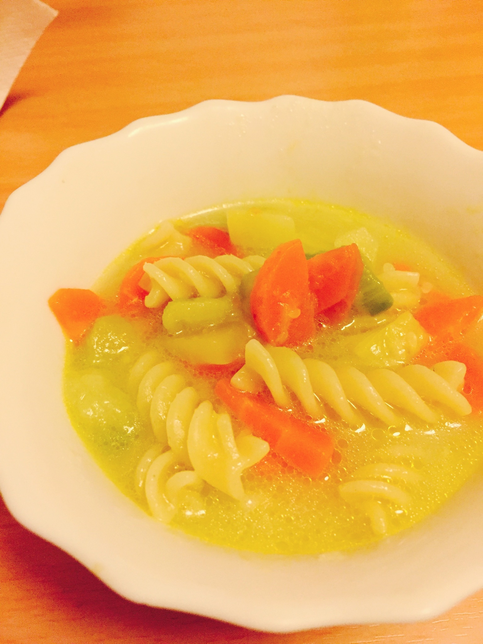 意大利面蔬菜汤的做法