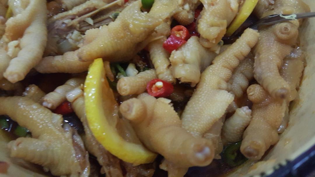 抖音网红百香果柠檬凤爪