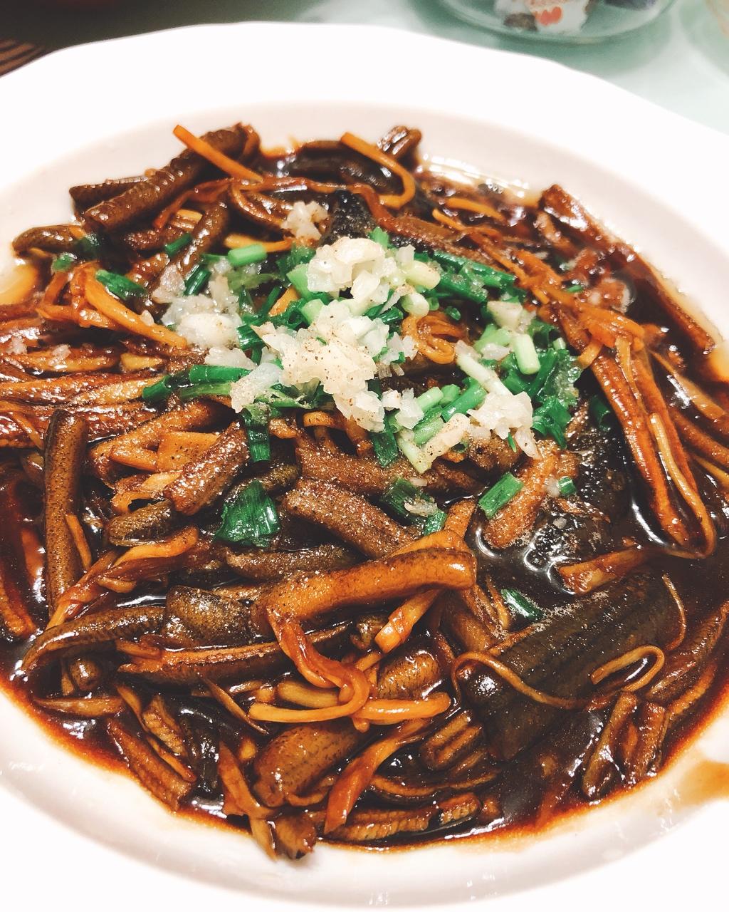 晴天有时会下猪做的响油鳝丝