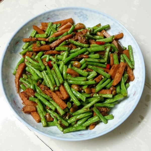 wng做的豆角炒肉丝