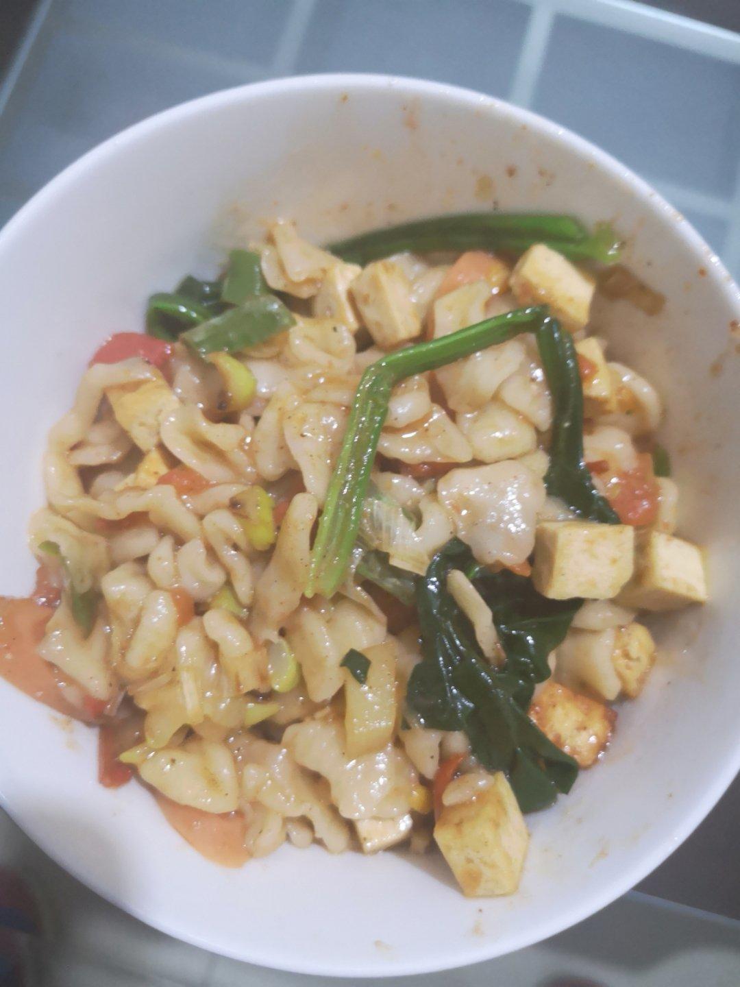 素炒麻食