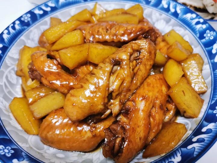 可乐鸡翅炖土豆