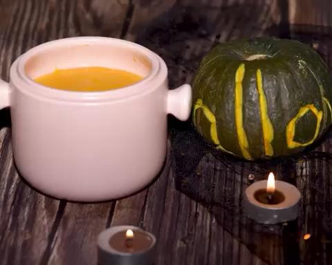 万圣节～南瓜🎃羹的做法