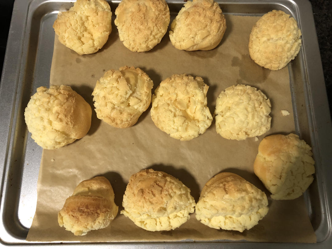 酥皮泡芙新手一次成功（附卡仕达酱做法）