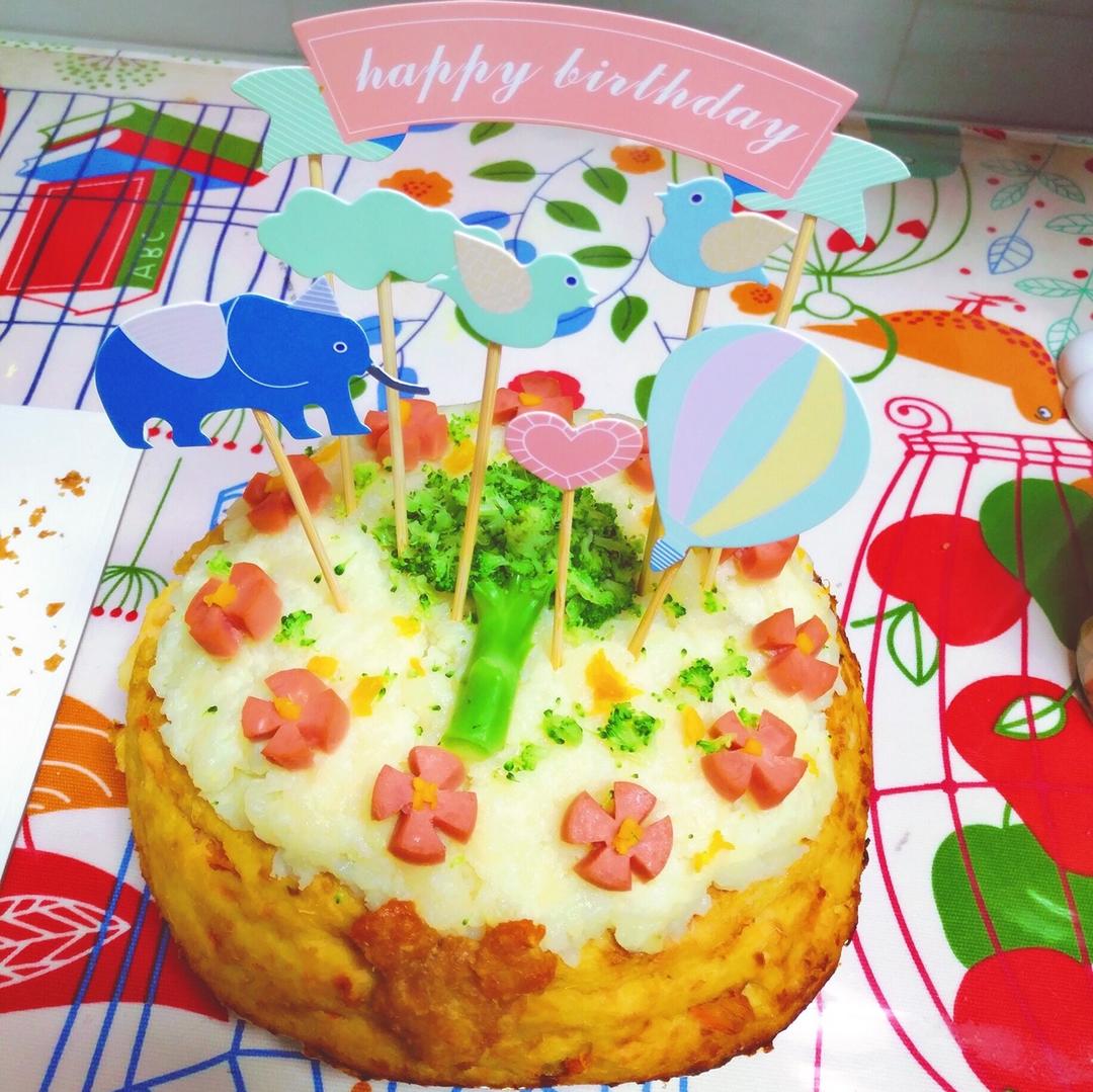 狗狗生日蛋糕（纯天然无色素无面粉）