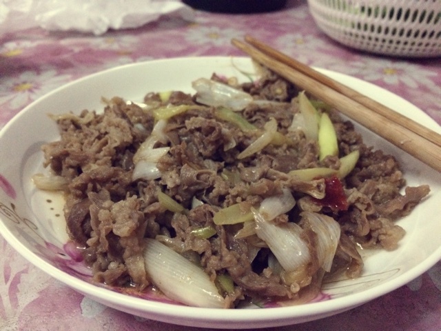 葱爆羊肉