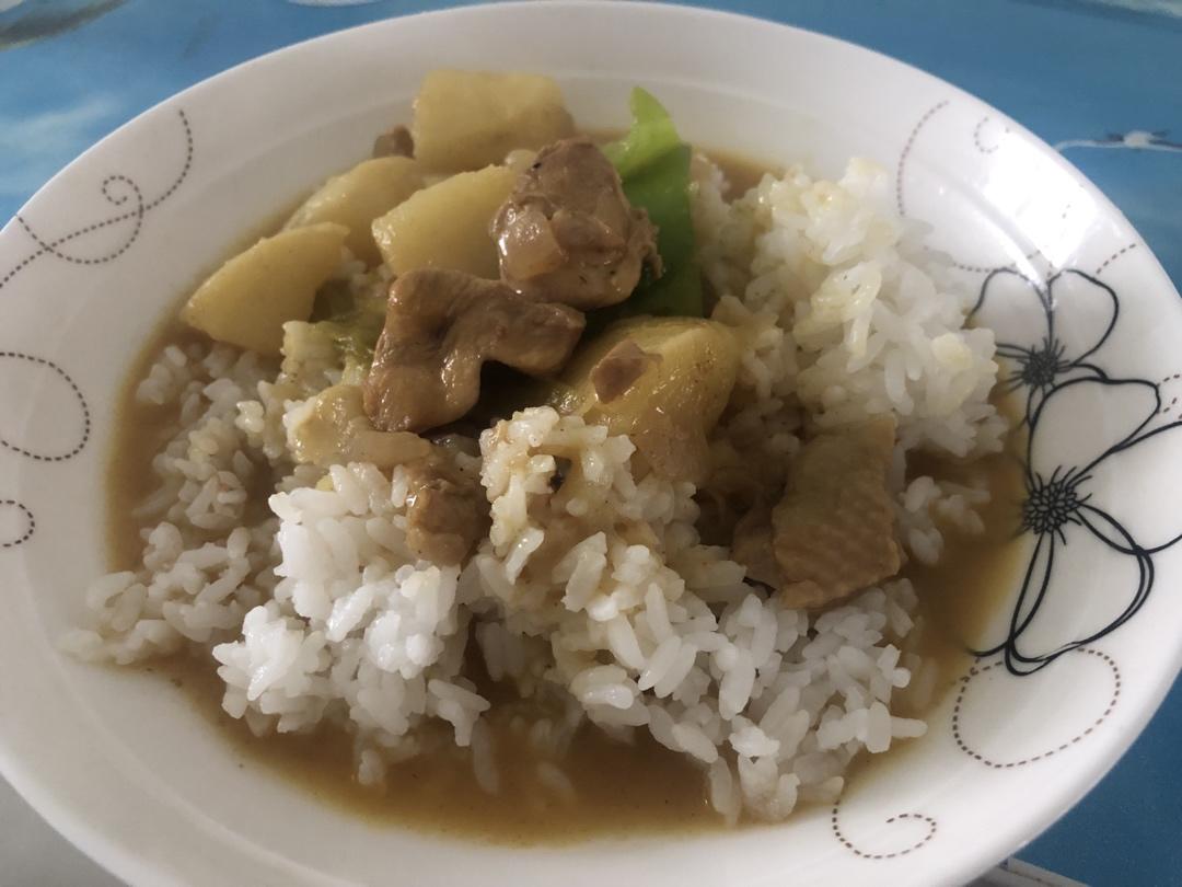 土豆咖喱鸡肉